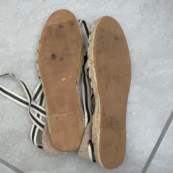 Soludos Striped Ankle Tie Espadrilles - Picture 7 of 9